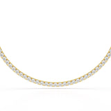 30.32 CT Lab Diamond Riviere Necklace - Jama Jewels