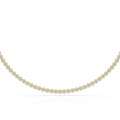 3.8 CT Lab Diamond Tennis Necklace Jama Jewels