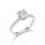 Classic Round Cut 1.45 CT Lab Diamond Ring