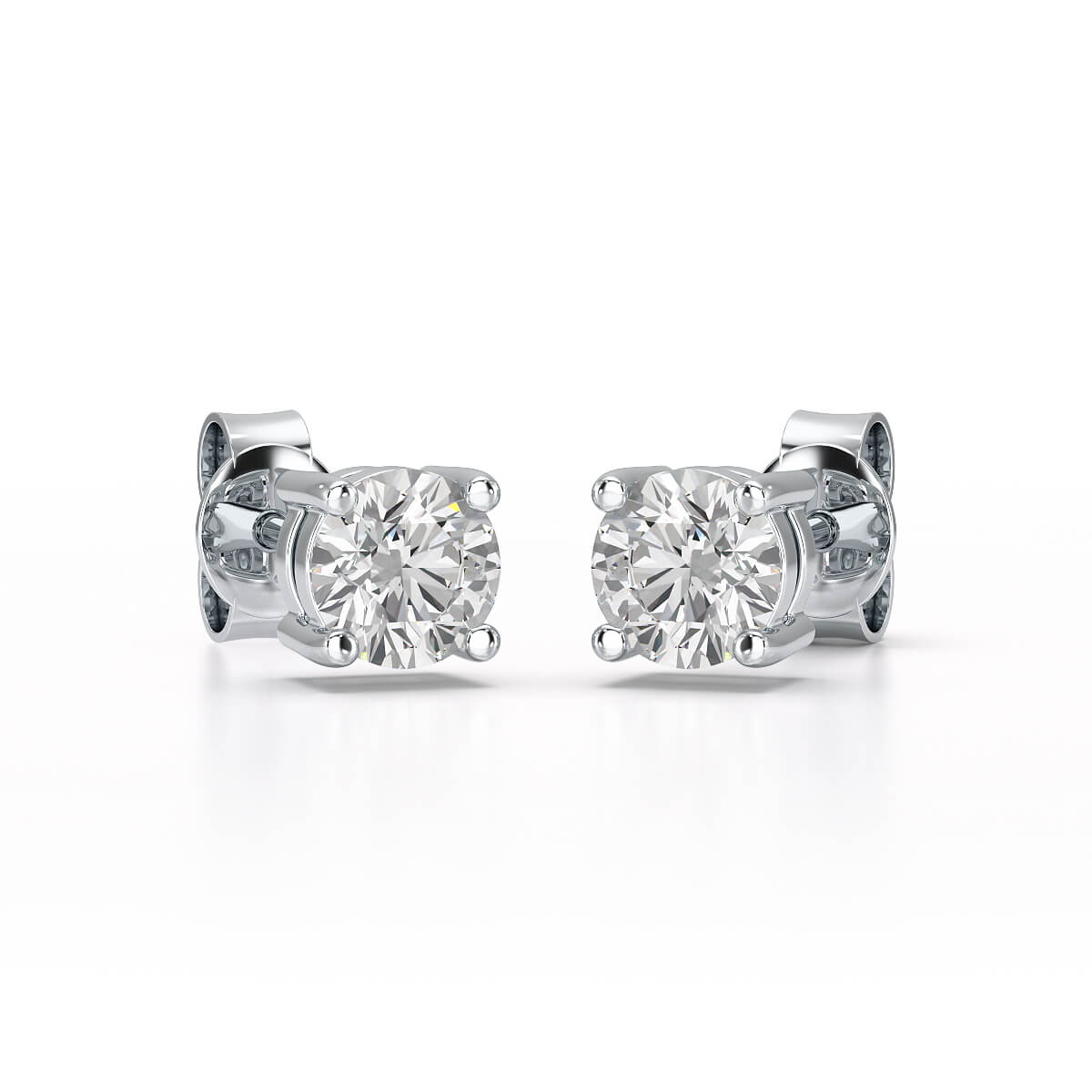 0.84 CT Lab Created Diamond Stud Earrings - Jama Jewels