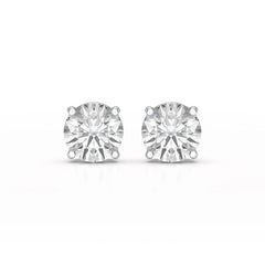 6.03 CT Lab Grown Diamond Round Earring