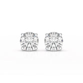 6.03 CT Lab Grown Diamond Round Earring