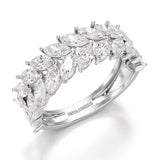 2.2 CT Marquise Cut Lab Diamond Ring