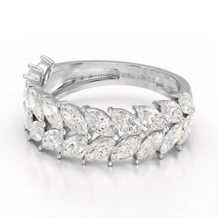 2.44 CT Marquise Cut Lab Diamond Ring Jama Jewels