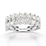 2.2 CT Marquise Cut Lab Diamond Ring