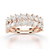 2.2 CT Marquise Cut Lab Diamond Ring