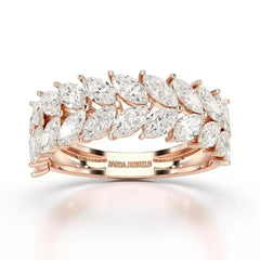 2.44 CT Marquise Cut Lab Diamond Ring Jama Jewels