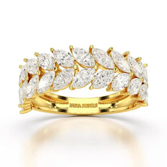 2.44 CT Marquise Cut Lab Diamond Ring Jama Jewels