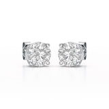 6.03 CT Lab Grown Diamond Round Earring