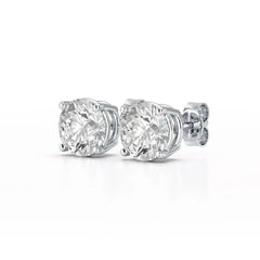 6.03 CT Lab Grown Diamond Round Earring