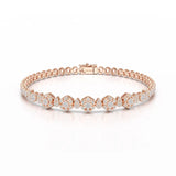 Exquisite 1.15 CT Lab Created Diamond Bracelet