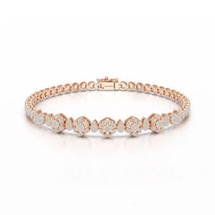 Exquisite 1.15 CT Lab Created Diamond Bracelet