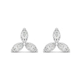 1 CT Trio Marquise Cut Diamond Stud Earrings Jama Jewels