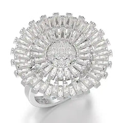 3.63 CT Round Cut Lab Diamond Ring Jama Jewels