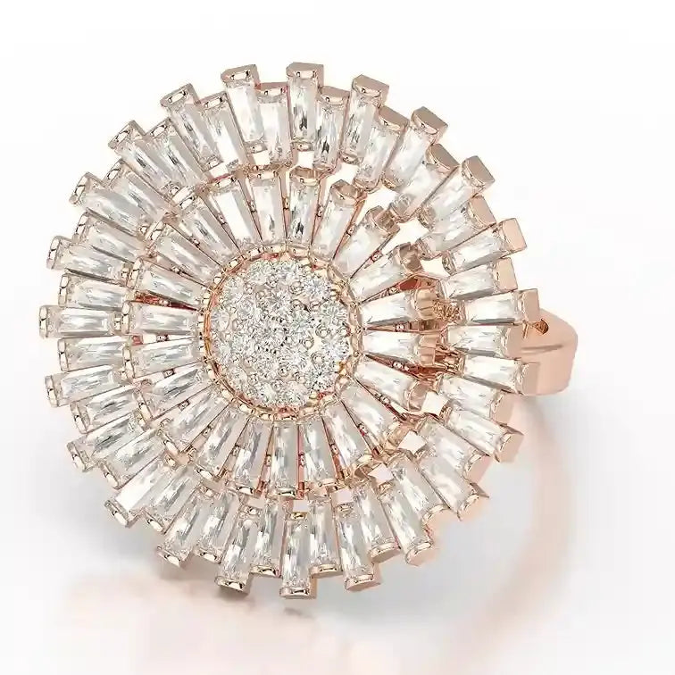 3.63 CT Round Cut Lab Diamond Ring Jama Jewels
