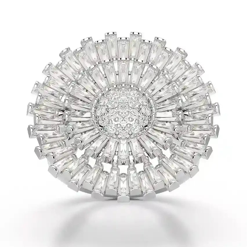 3.63 CT Round Cut Lab Diamond Ring Jama Jewels
