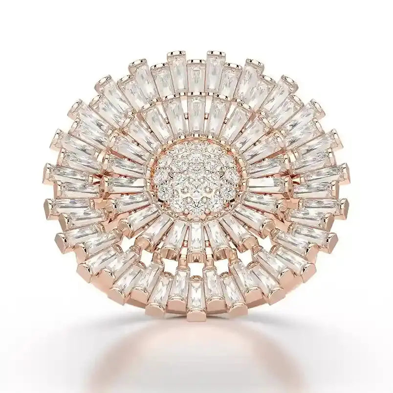 3.63 CT Round Cut Lab Diamond Ring Jama Jewels