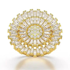 3.63 CT Round Cut Lab Diamond Ring Jama Jewels