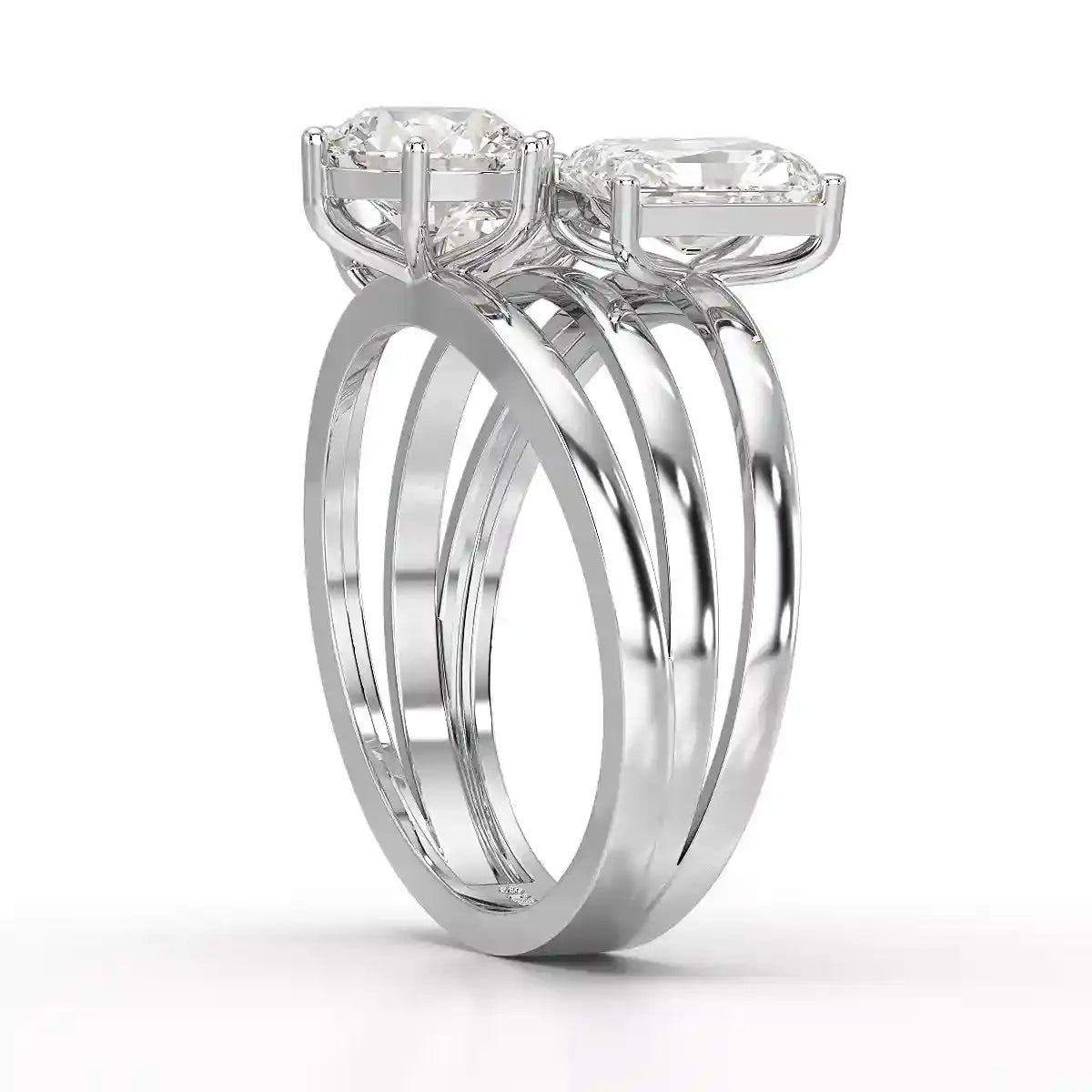 3 CT Oval Cut Lab Diamond Ring Jama Jewels