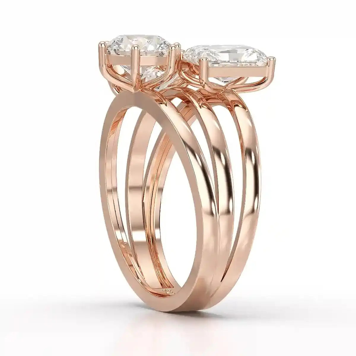 3 CT Oval Cut Lab Diamond Ring Jama Jewels