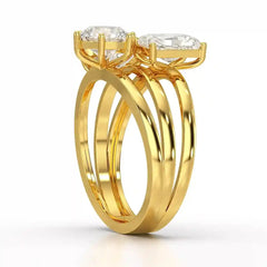 3 CT Oval Cut Lab Diamond Ring Jama Jewels