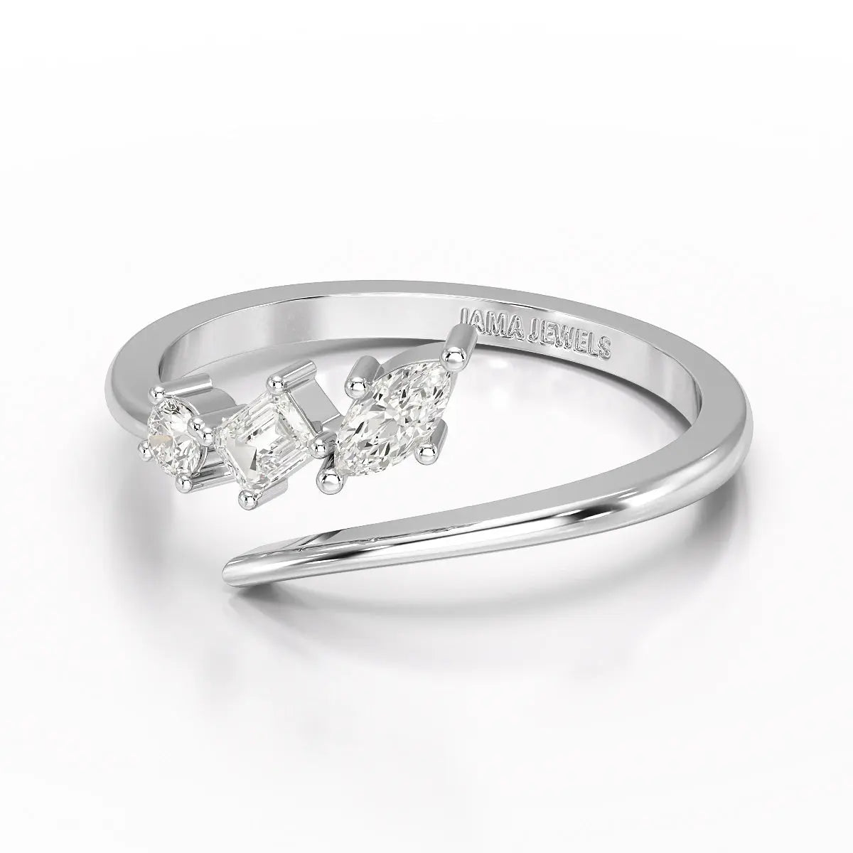 0.2 CT Multi Shape Lab Diamond Ring Jama Jewels