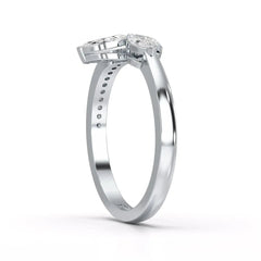 0.50 CT Marquise Cut Diamond Petal Ring Jama Jewels