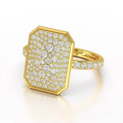 1.20 CT Octagonal Shaped Diamond Ring Jama Jewels
