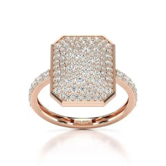1.20 CT Octagonal Shaped Diamond Ring Jama Jewels