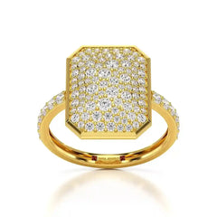 1.20 CT Octagonal Shaped Diamond Ring Jama Jewels