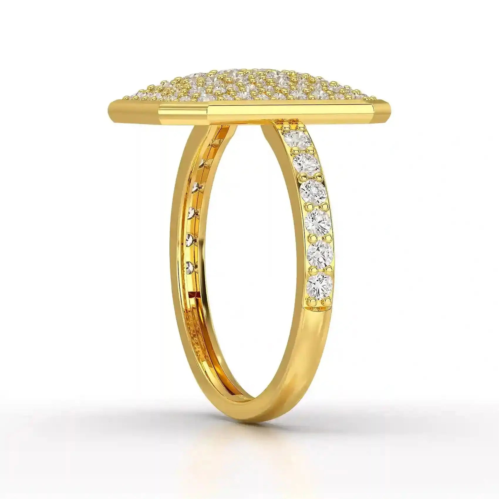 1.20 CT Octagonal Shaped Diamond Ring Jama Jewels