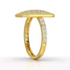 1.20 CT Octagonal Shaped Diamond Ring Jama Jewels