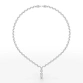 19.9 CT Marquise Cut Lab Diamond Necklace Jama Jewels
