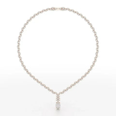 19.9 CT Marquise Cut Lab Diamond Necklace Jama Jewels