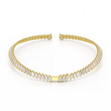 37.17 CT Pear and Marquise Cut Lab Diamond Necklace