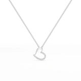 0.46 CT Round Cut Lab Diamond Pendant