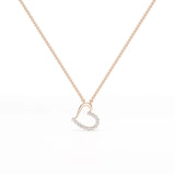 0.46 CT Round Cut Lab Diamond Pendant