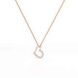 0.46 CT Round Cut Lab Diamond Pendant