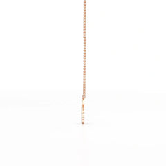 0.46 CT Round Cut Lab Diamond Chain Pendant Jama Jewels