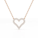 0.78 CT Round Cut Lab Diamond Pendant