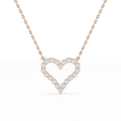 0.78 CT Round Cut Lab Diamond Chain Pendant Jama Jewels