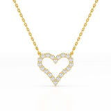 0.78 CT Round Cut Lab Diamond Pendant