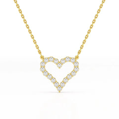 0.78 CT Round Cut Lab Diamond Chain Pendant Jama Jewels