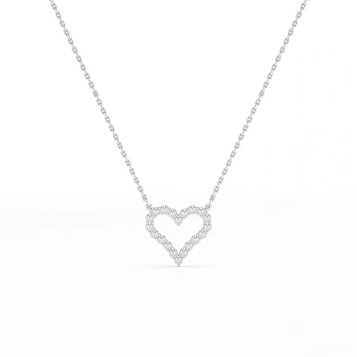 0.78 CT Round Cut Lab Diamond Chain Pendant Jama Jewels