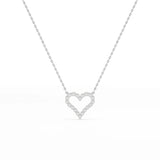 0.78 CT Round Cut Lab Diamond Pendant