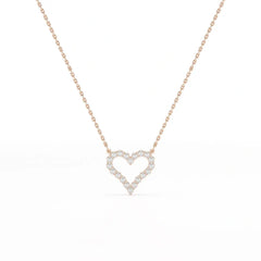 0.78 CT Round Cut Lab Diamond Chain Pendant Jama Jewels