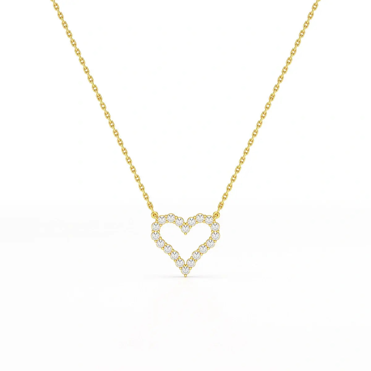 0.78 CT Round Cut Lab Diamond Chain Pendant Jama Jewels