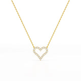 0.78 CT Round Cut Lab Diamond Pendant