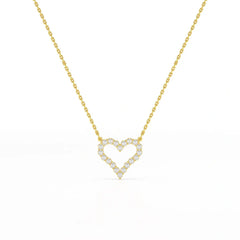 0.78 CT Round Cut Lab Diamond Chain Pendant Jama Jewels