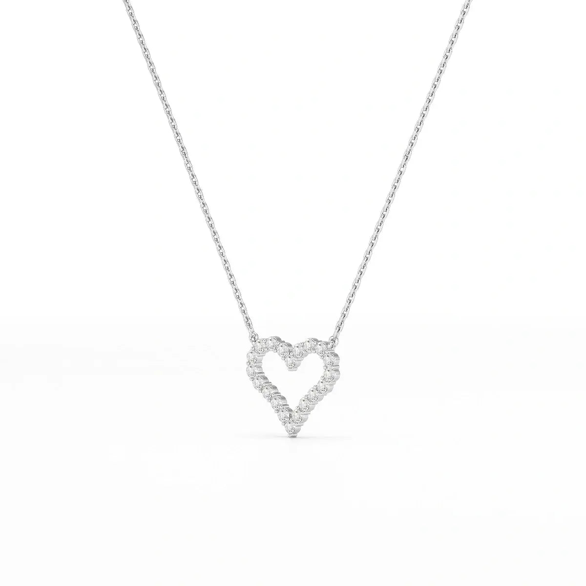 0.78 CT Round Cut Lab Diamond Chain Pendant Jama Jewels